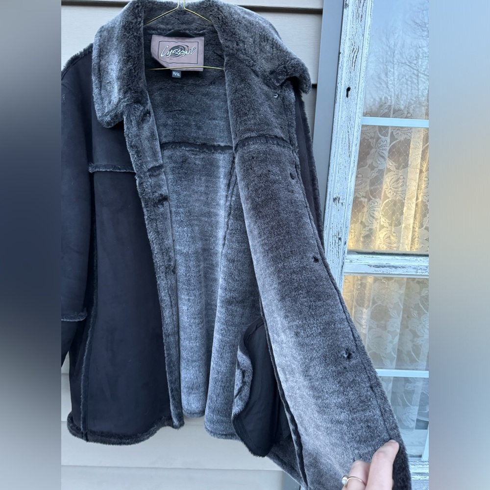 Cyclone faux Shearling Coat. NWOT